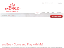 Tablet Screenshot of andzee.com